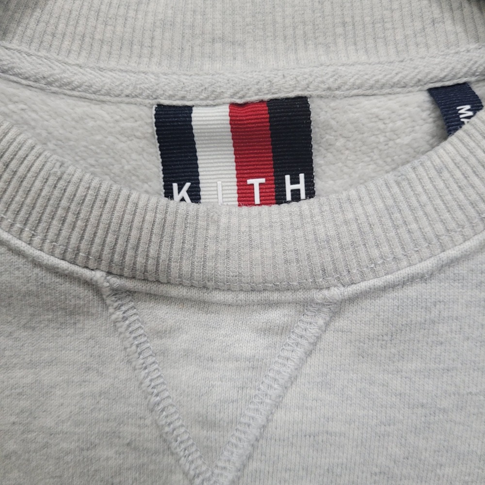 Kith Team USA Olympic Rings Crewneck Sweatshirt Heather Grey Small - Picture 4 of 13
